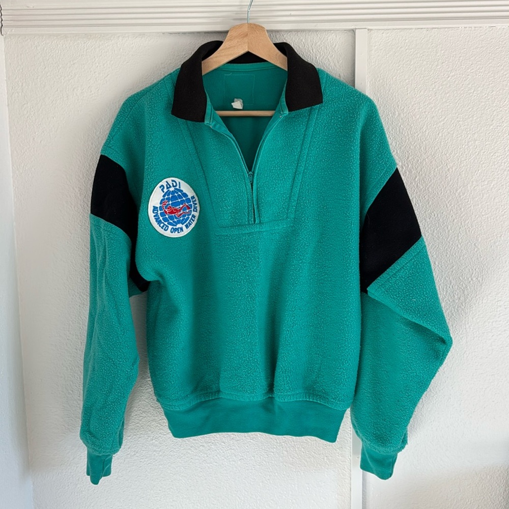 Vintage PADI Dive zip up sweatshirt
